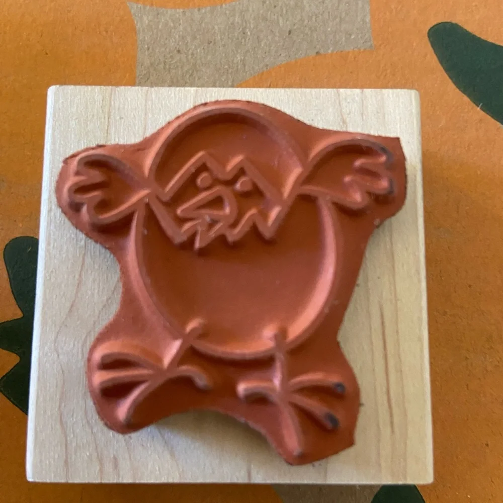 Paper Source - Wooden Stamp with Chick Design